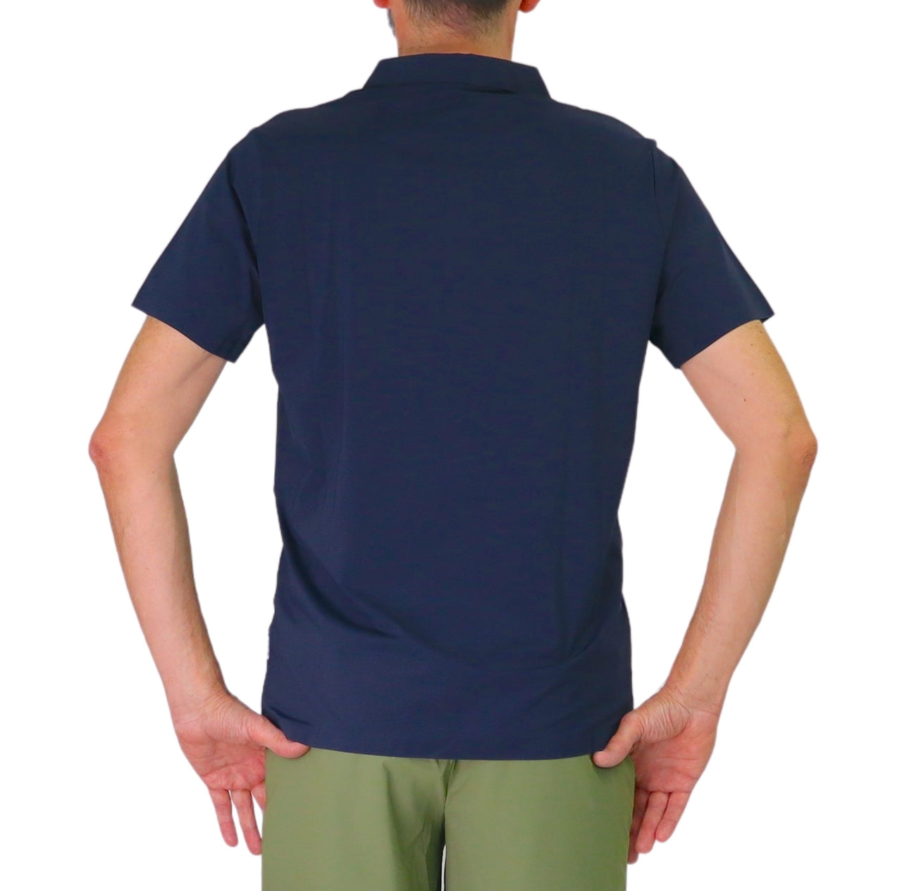 DISTRETTO 12 polo uomo manica corta collo francese no stiro T-ACTIVE TS1564 0003 BLU estate 2026