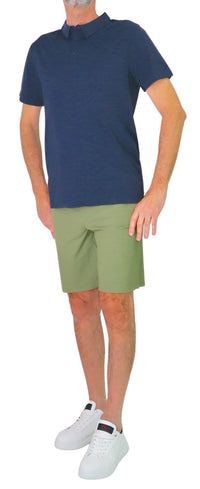 Thumbnail for DISTRETTO 12 bermuda uomo no stiro stretch BERMUDA ACTIVE BE0820 0066 VERDE estate 2026