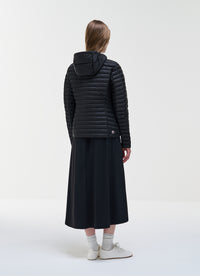 Thumbnail for COLMAR giubbino donna slim cappuccio piuma 2213 9VX PUNKY 99 NERO estate 2026