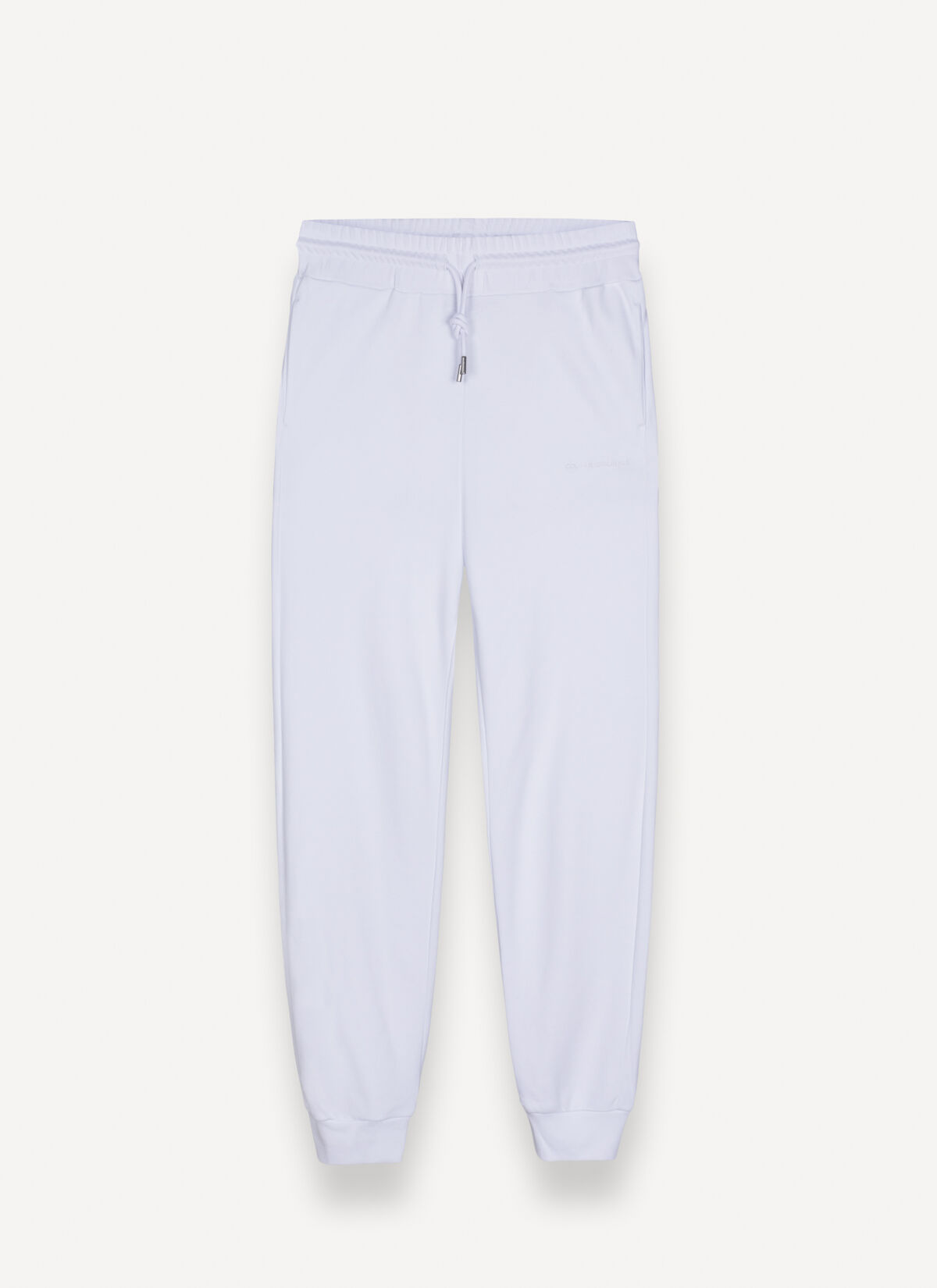 COLMAR pantaloni donna tuta slim polsino cotone 9241R 6YP BACKPACKER 01 BIANCO estate 2026