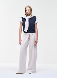 Thumbnail for COLMAR pantaloni donna tuta palazzo wide leg modal 9290 1YH GIRLY 219 BEIGE estate 2026