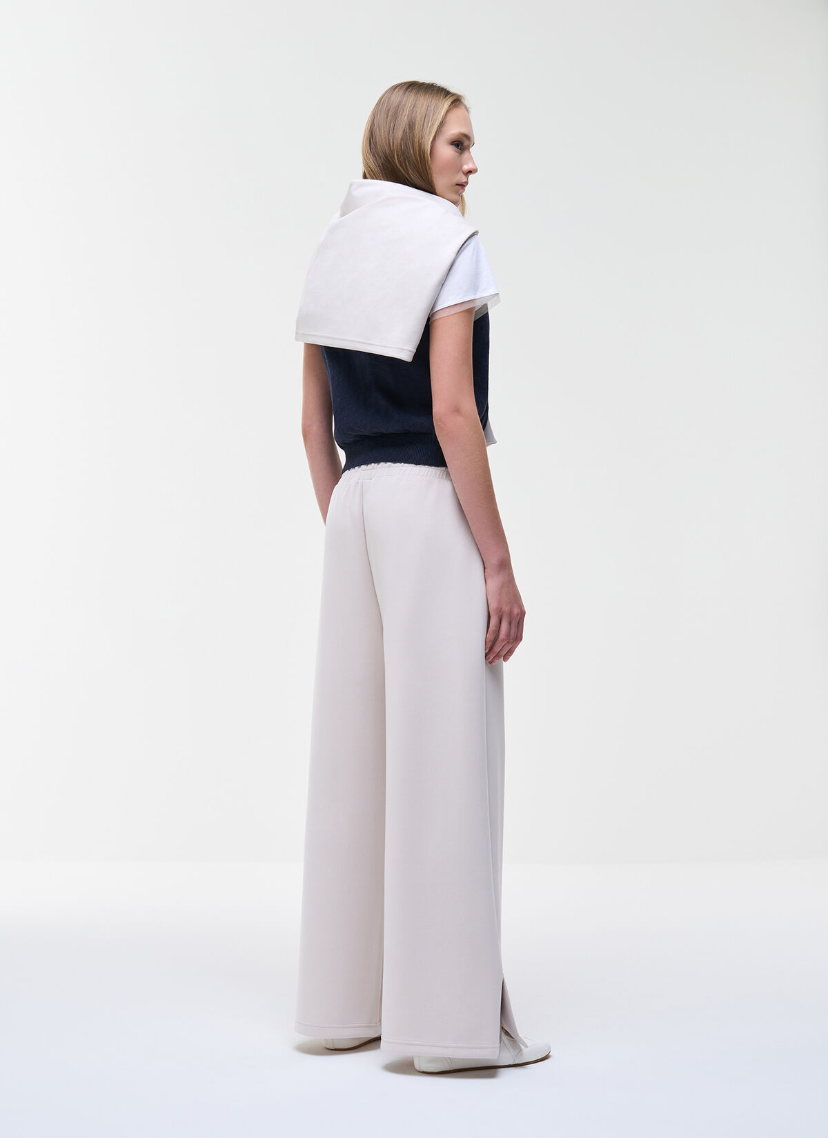 COLMAR pantaloni donna tuta palazzo wide leg modal 9290 1YH GIRLY 219 BEIGE estate 2026