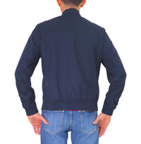 Thumbnail for HARMONT&BLAINE giubbino uomo bomber collo coreana cotone K0Q164 040286 801 BLU estate 2026