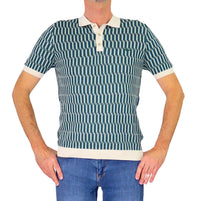 Thumbnail for HARMONT&BLAINE polo uomo maglina cotone HRQ865 030080 203 VERDE BEIGE estate 2026