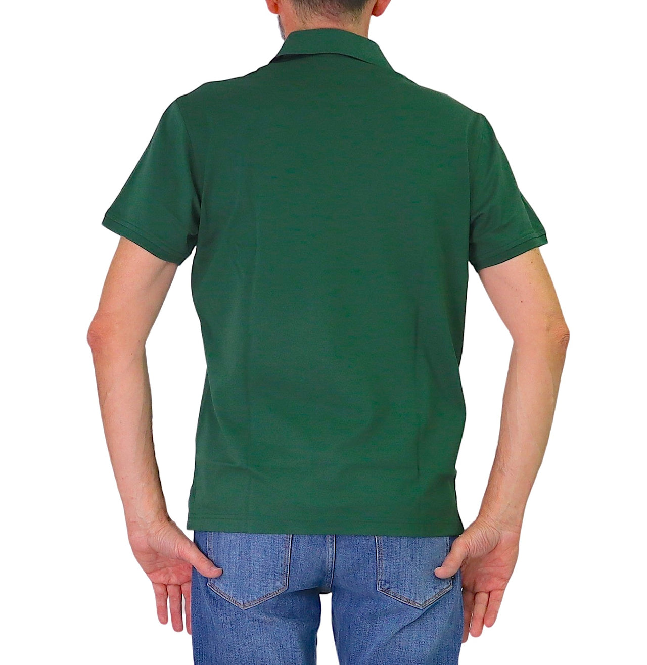 HARMONT&BLAINE polo uomo cotone LRQ372 021215 672 VERDE BOTTIGLIA estate 2026