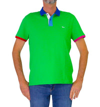 Thumbnail for HARMONT&BLAINE polo uomo cotone stretch LRQ417 020862 616 VERDE estate 2026