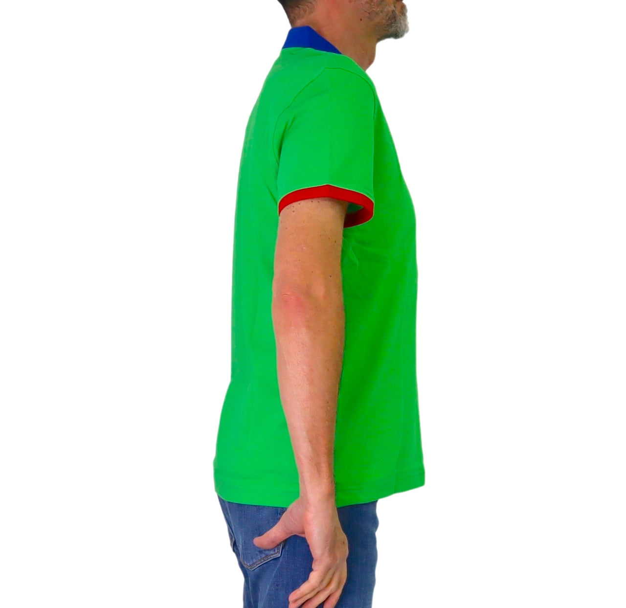 HARMONT&BLAINE polo uomo cotone stretch LRQ417 020862 616 VERDE estate 2026