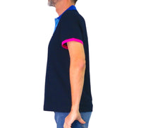 Thumbnail for HARMONT&BLAINE polo uomo cotone stretch LRQ417 020862 801 BLU estate 2026