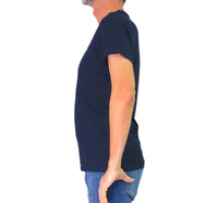 Thumbnail for HARMONT&BLAINE t-shirt uomo girocollo cotone IN1001 N21055 808 BLU estate 2026