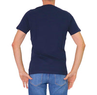 Thumbnail for HARMONT&BLAINE t-shirt uomo girocollo cotone IN1001 N21055 808 BLU estate 2026