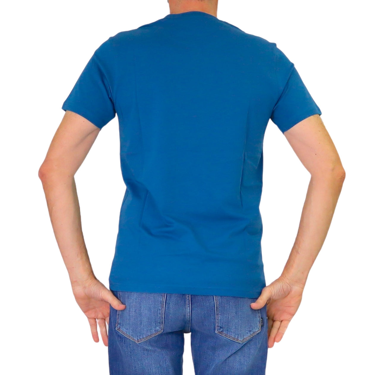 HARMONT&BLAINE t-shirt uomo girocollo cotone INQ001 021055 848 VERDE OTTANIO estate 2026