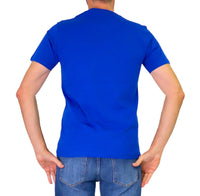 Thumbnail for HARMONT&BLAINE t-shirt uomo girocollo cotone INQ001 021055 844 AZZURRO estate 2026