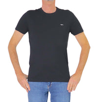 Thumbnail for HARMONT&BLAINE t-shirt uomo girocollo cotone IN1001 N21055 999 NERO estate 2026