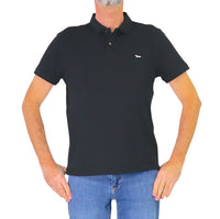 Thumbnail for HARMONT&BLAINE polo uomo cotone stretch LRQ033 020862 999 NERO estate 2026