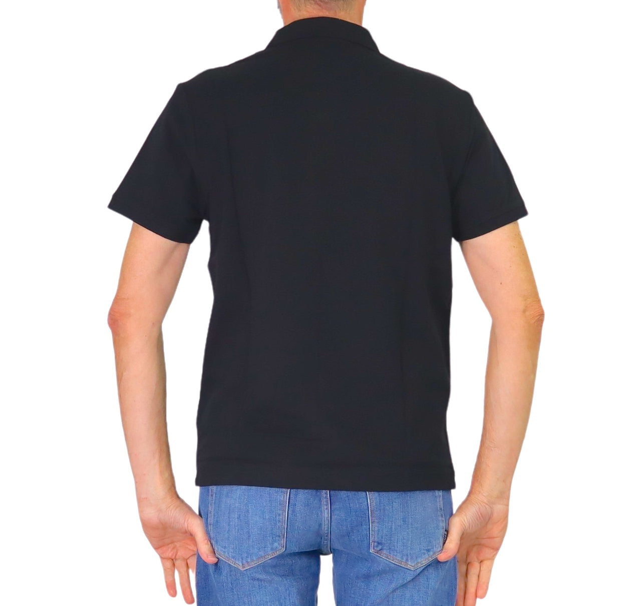 HARMONT&BLAINE polo uomo cotone stretch LRQ033 020862 999 NERO estate 2026