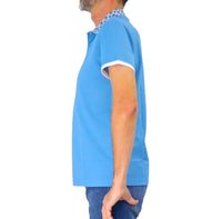 Thumbnail for HARMONT&BLAINE polo uomo manica corta cotone LRQ375 021215 823 CELESTE estate 2026