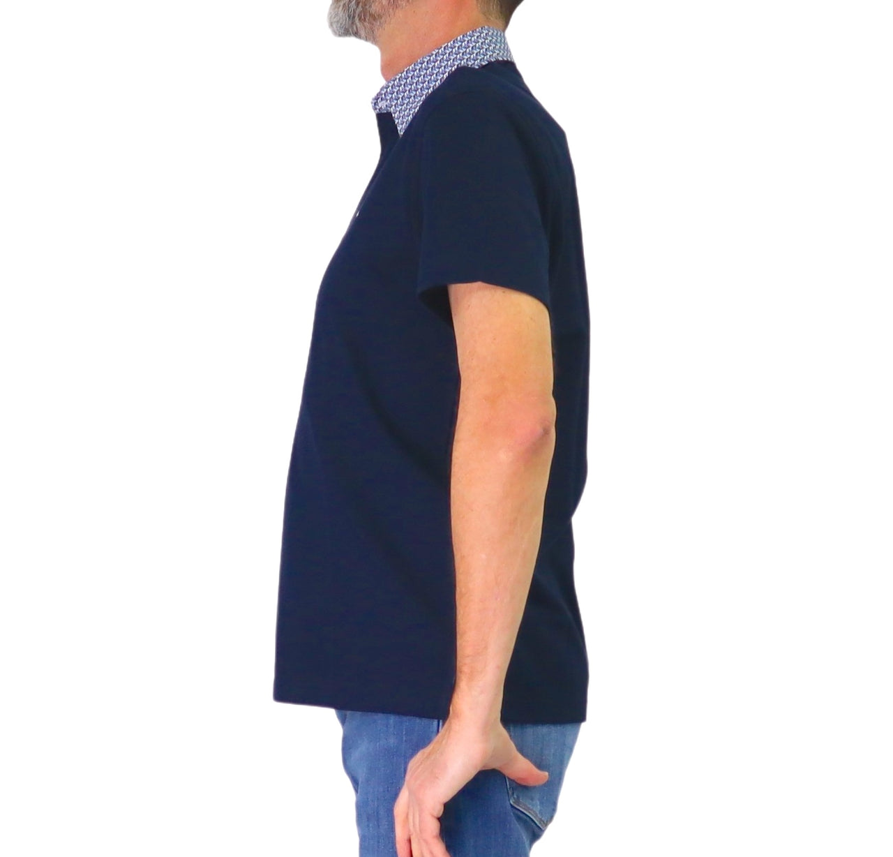 HARMONT&BLAINE polo uomo cotone collo camicia LRQ003 020004 801 BLU estate 2026