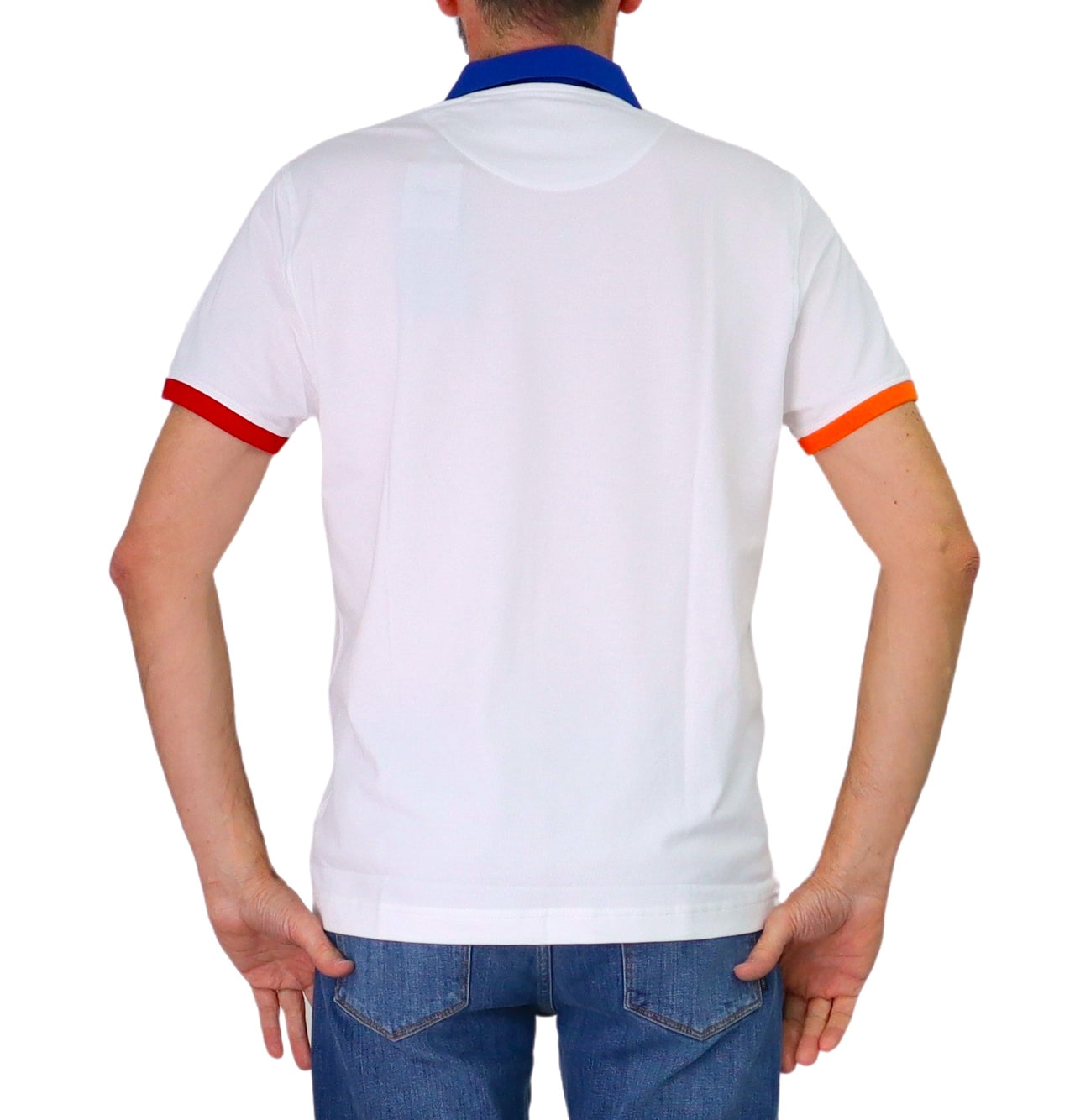 HARMONT&BLAINE polo uomo cotone stretch LRQ417 020862 100 BIANCO estate 2026