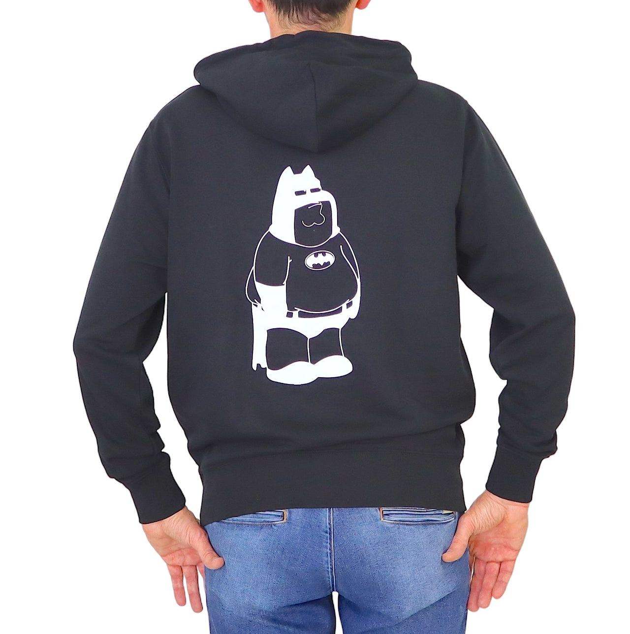 EQUIPE 55 felpa uomo cotone cappuccio tasche HOE 540 AIR NERO estate 2024
