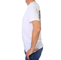 Thumbnail for EQUIPE 55 t-shirt uomo cotone UTE 551 MILLIONAIRE BIANCO estate 2024