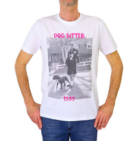 Thumbnail for EQUIPE 55 t-shirt uomo cotone manica corta UTE 553 SITTER BIANCO estate 2024