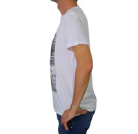 Thumbnail for EQUIPE 55 t-shirt uomo cotone manica corta UTE 553 SITTER BIANCO estate 2024