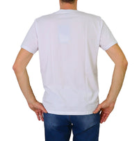 Thumbnail for EQUIPE 55 t-shirt uomo cotone manica corta UTE 553 SITTER BIANCO estate 2024