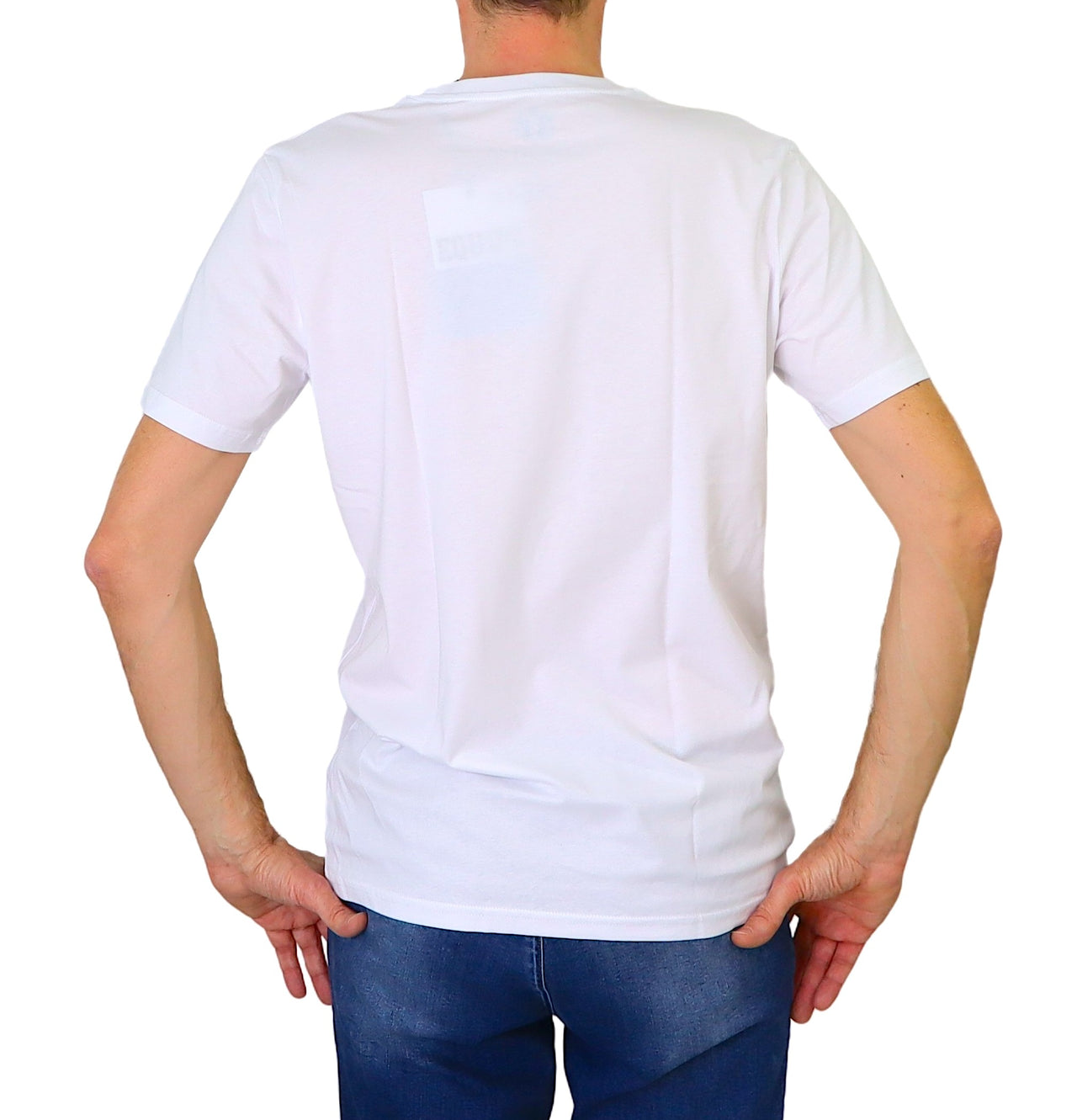 EQUIPE 55 t-shirt uomo cotone UTE 554 VOYAGE BIANCO estate 2024