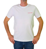 EQUIPE 55 t-shirt uomo cotone manica corta UTE 510 MATCH BIANCO estate 2024
