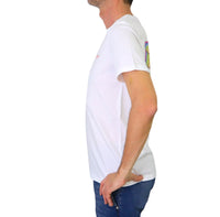 Thumbnail for EQUIPE 55 t-shirt uomo cotone manica corta UTE 510 MATCH BIANCO estate 2024