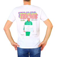 Thumbnail for EQUIPE 55 t-shirt uomo cotone manica corta UTE 510 MATCH BIANCO estate 2024