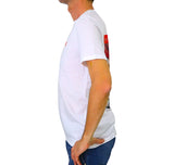 EQUIPE 55 t-shirt uomo cotone manica corta UTE 508 ADULTS BIANCO estate 2024