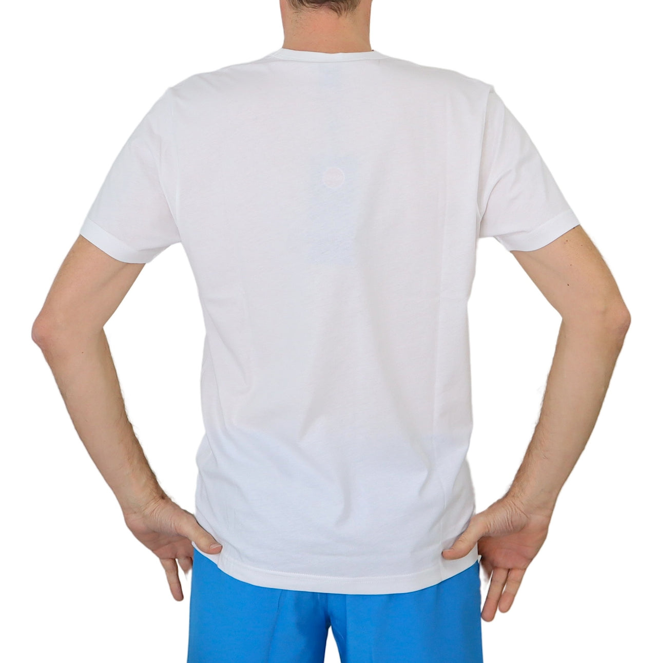 COLMAR t-shirt uomo manica corta cotone 7563 6SH FRIDA 01 BIANCO estate 2024