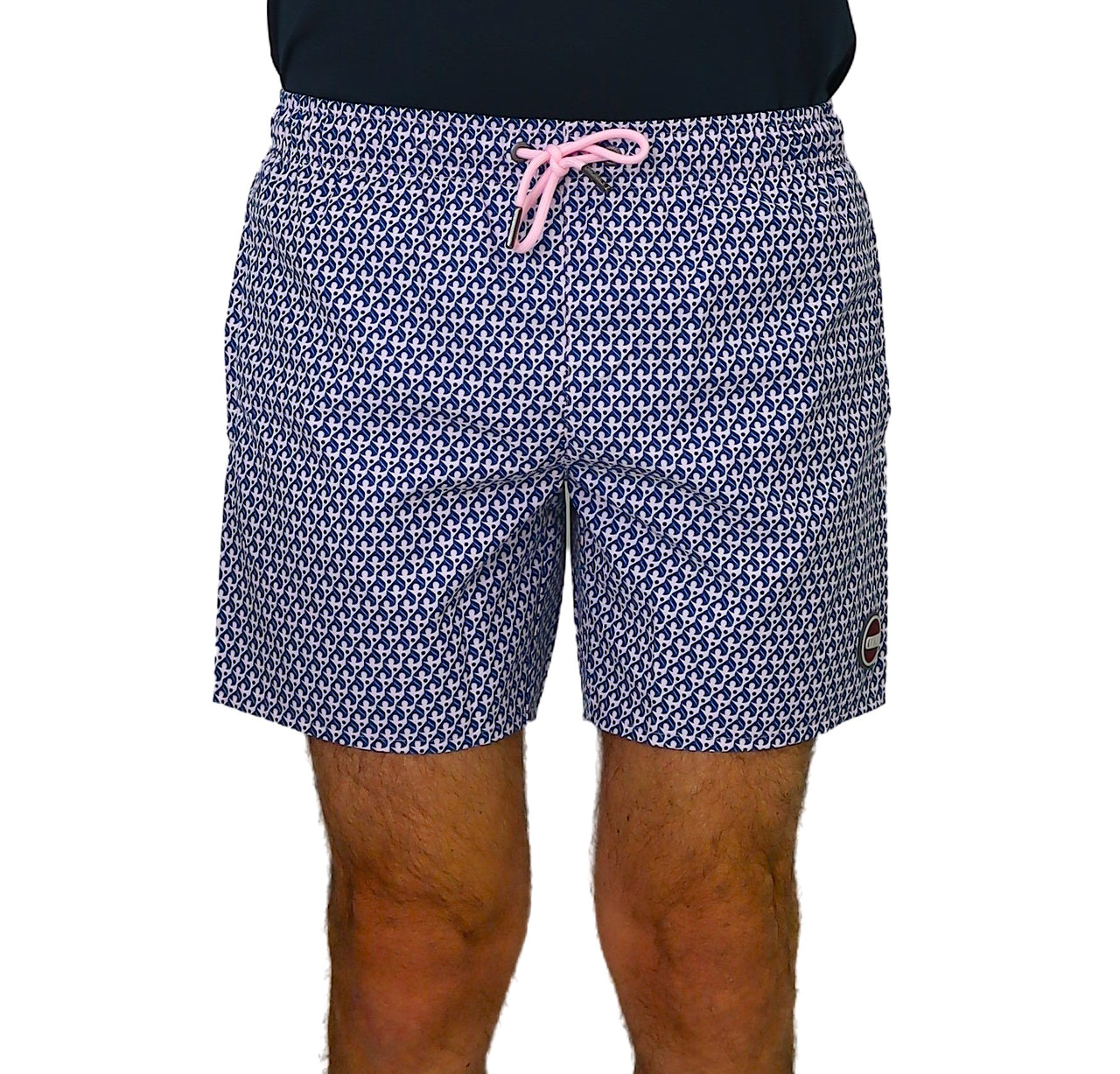 COLMAR boxer costume mare uomo fantasia 7269 2XP SEABORD 18 ROSA/BLU estate 2024