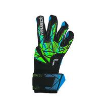 Thumbnail for REUSCH guanti portiere gara ATTRAKT AQUA 5470439 7410 NERO CELESTE marzo 2024
