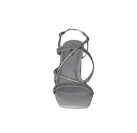 Thumbnail for MENBUR sandali donna glitter tacco largo 6 24825 0009 ARGENTO estate 2024