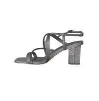 Thumbnail for MENBUR sandali donna glitter tacco largo 6 24825 0009 ARGENTO estate 2024