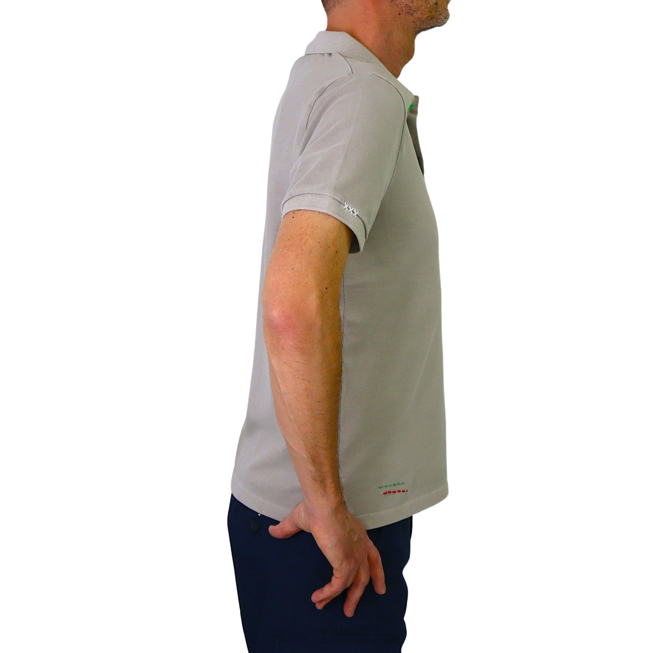 SHOCKLY polo uomo cotone POLO HAND SUN 8X5141 MOON BEIGE vintage estate 2024