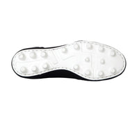 Thumbnail for RYAL scarpe calcio artigianali tacchetti fissi vitello REAL FG/MG NERO