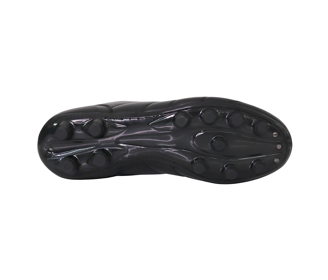 RYAL scarpe calcio artigianali tacchetti fissi pelle MORIANI GOLD FG TECH NERO