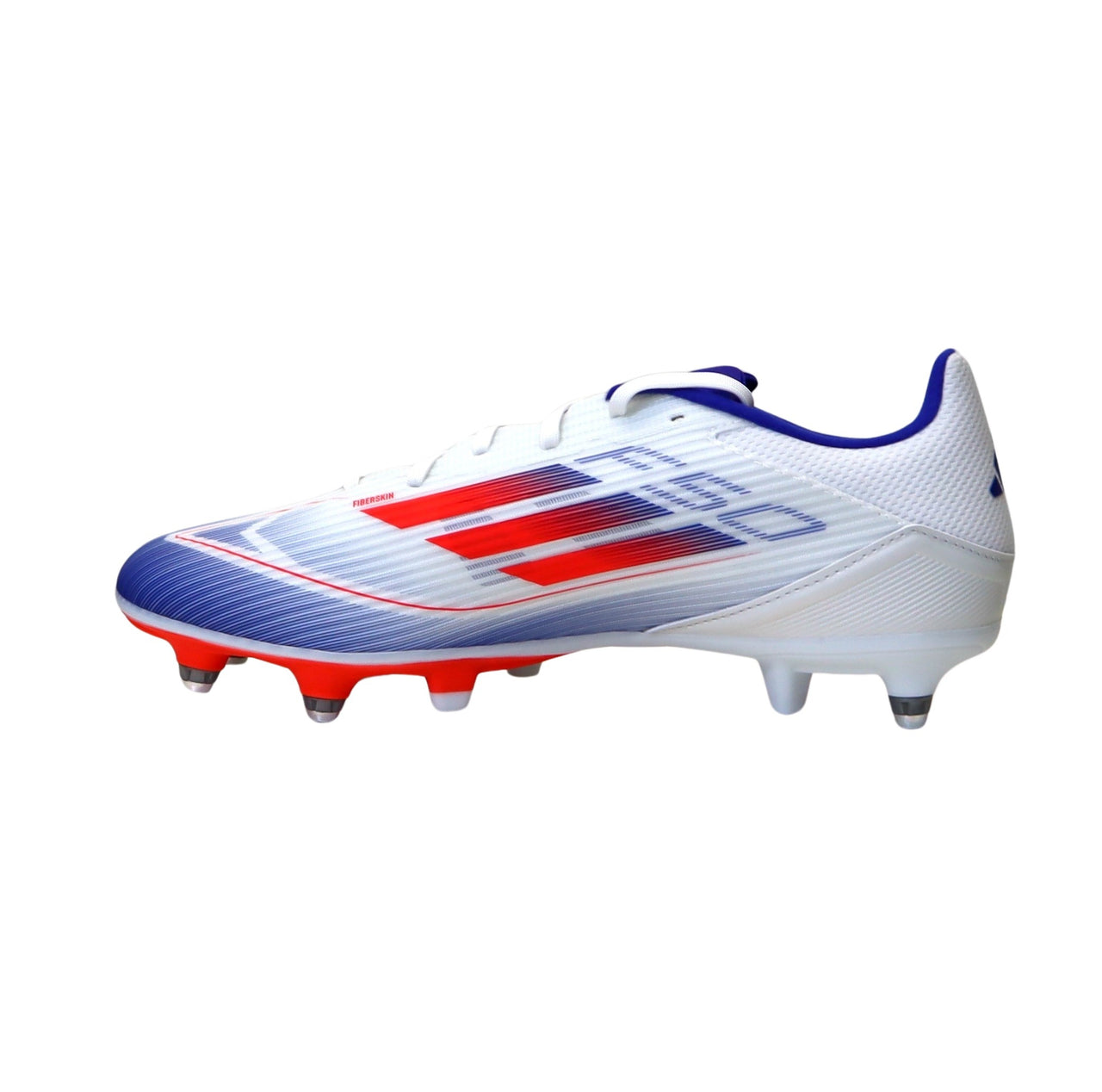 ADIDAS scarpe calcio F50 LEAGUE SG IF1344 BIANCO ROSSO AZZURRO luglio 2024