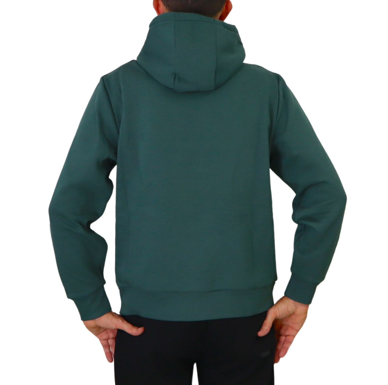 COLMAR felpa uomo cappuccio cotone logo 6248 1WX MODISH 681 VERDE inverno 2024