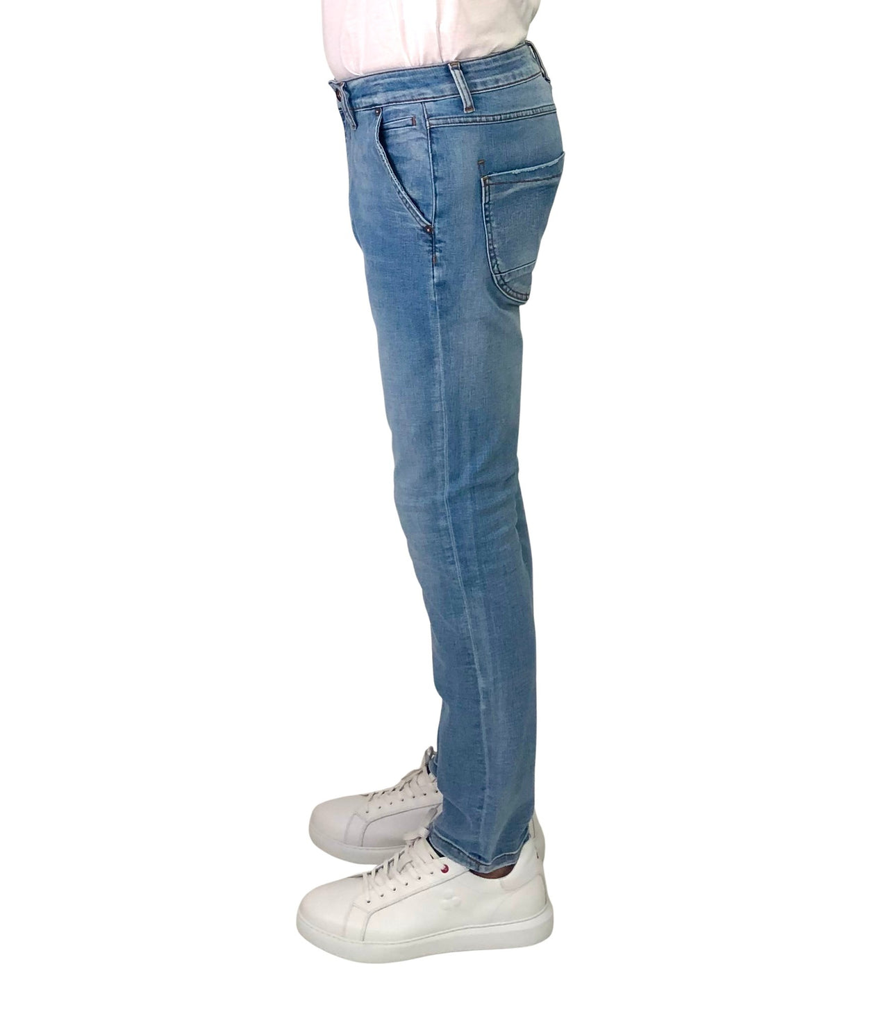 TAKE TWO pantaloni uomo jeans slim JACK ONE DENIM UK04002 BLU CHIARO estate 2026