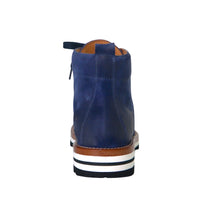 Thumbnail for MONPIZ scarpe uomo scarponcino pedula HERITAGE ARUBA BLU CHIARO inverno 2024