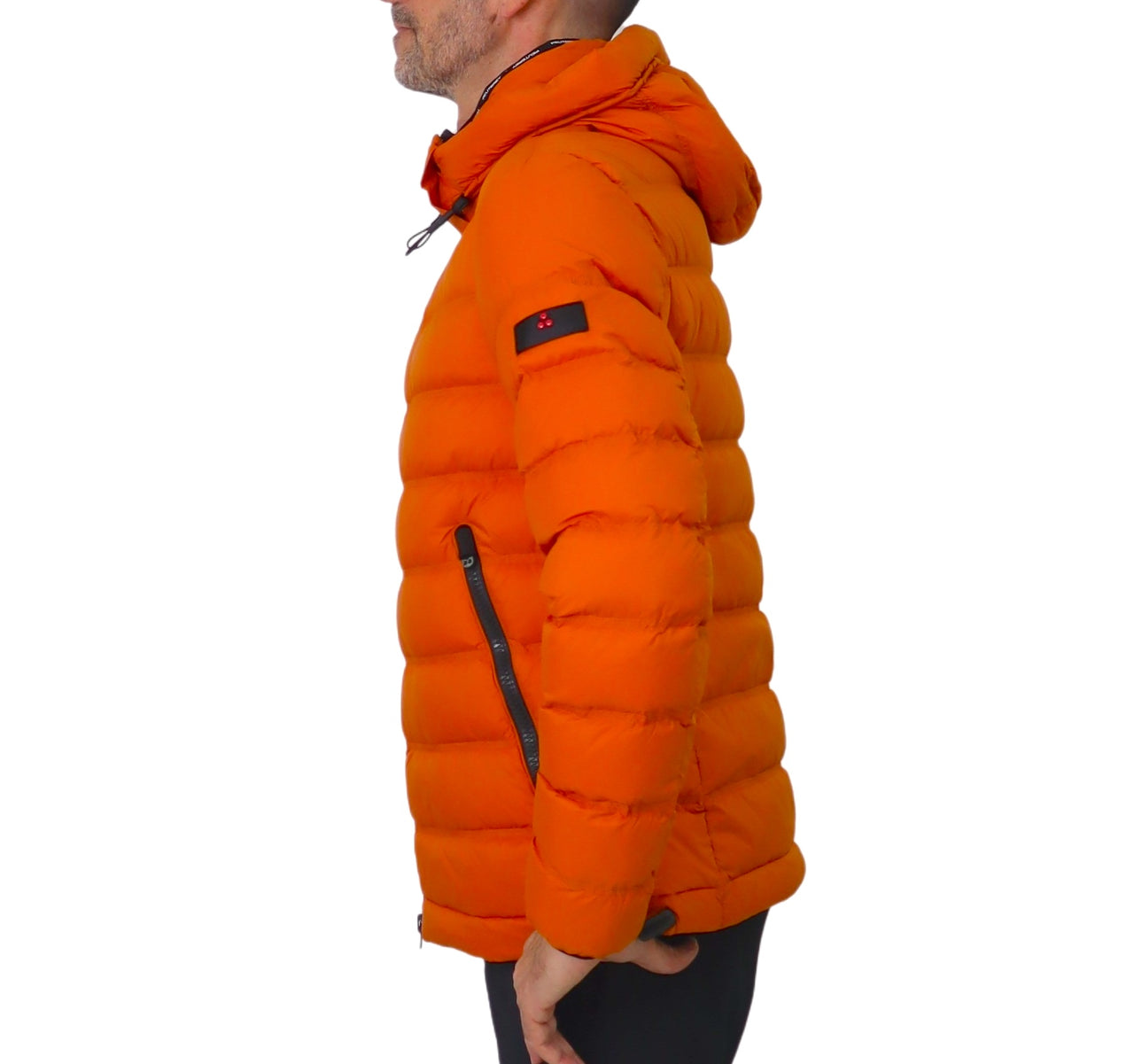 PEUTEREY giubbotto uomo corto piumino BOGGS CJ 03 PEU521201181778 033 ARANCIONE inverno 2024