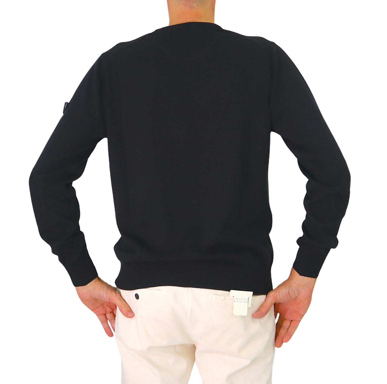 PEUTEREY maglione uomo girocollo EXMOOR 06 PEU523999011919 NER NERO inverno 2024