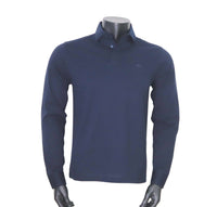 Thumbnail for HARMONT&BLAINE polo uomo manica lunga cotone LRM409 021781 801 BLU estate 2025