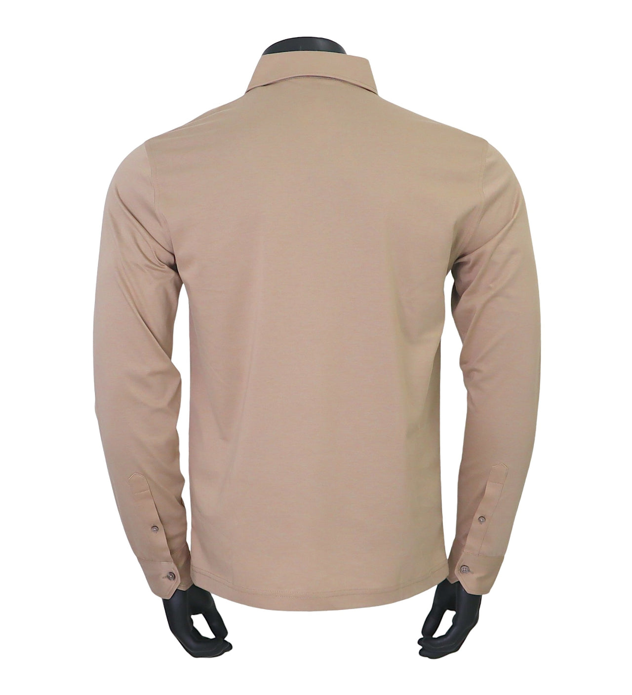 HARMONT&BLAINE polo uomo manica lunga cotone LRM409 021781 213 BEIGE estate 2025
