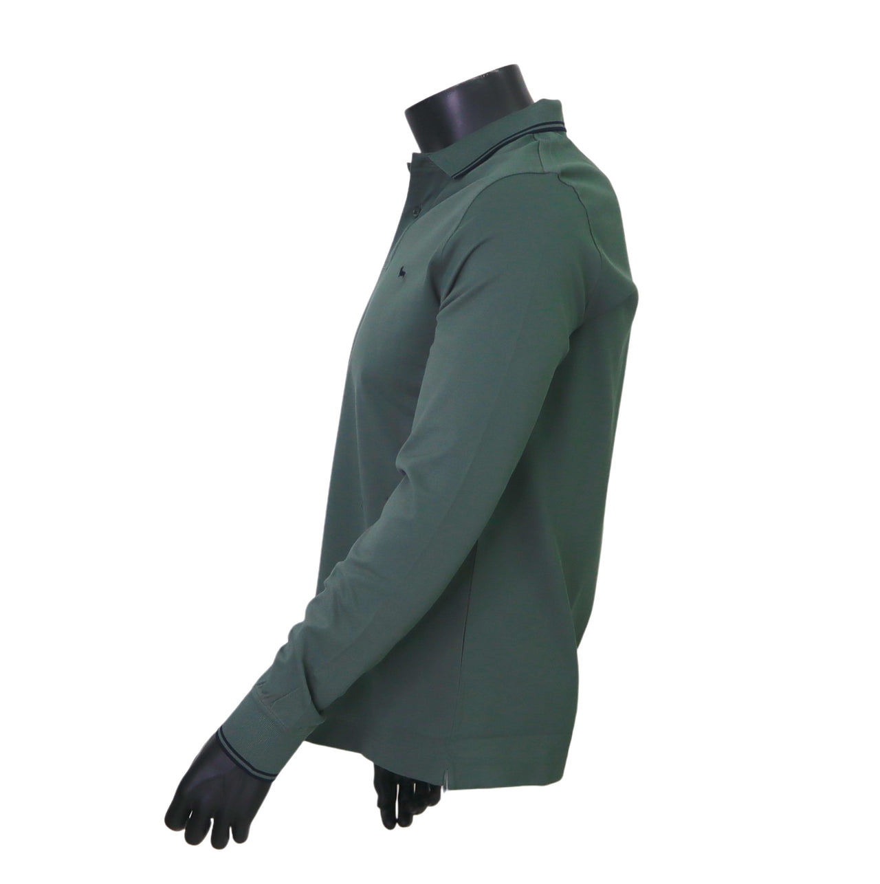 HARMONT&BLAINE polo uomo manica lunga cotone LNM008 021148 675 VERDE estate 2025