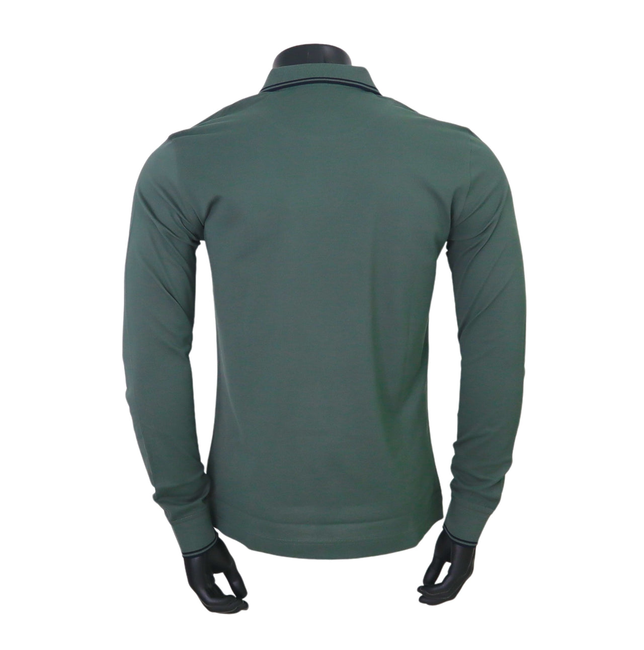 HARMONT&BLAINE polo uomo manica lunga cotone LNM008 021148 675 VERDE estate 2025